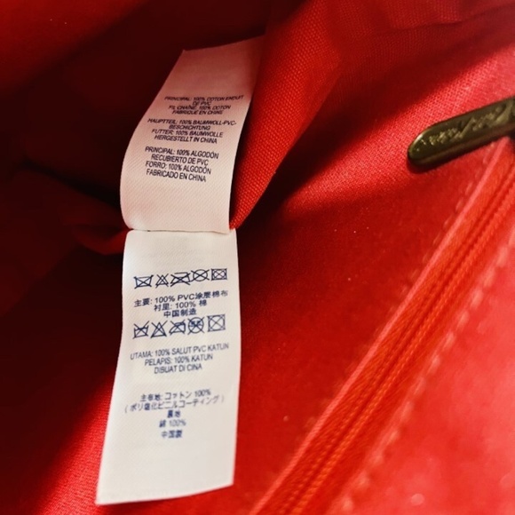 Disney + Cath Kidston Crossbody Red w White polka Dots Mickey Minnie Pluto EUC - Picture 14 of 15